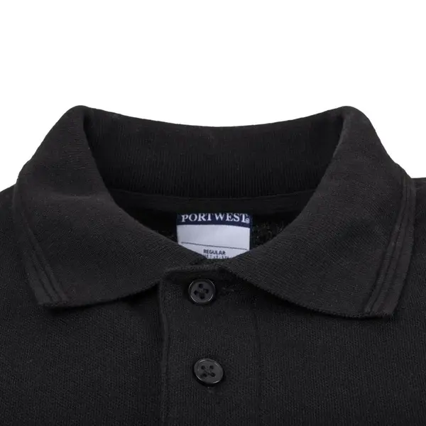 Poloshirt | Polyester/Katoen | Zwarte | Korte Mouw | Unisex