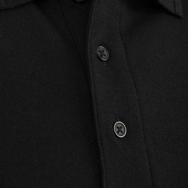 Poloshirt | Polyester/Katoen | Zwarte | Korte Mouw | Unisex
