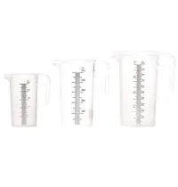 Pro-Measures Maatbekerset | PRO-JUG | Kunststof | 250ml/500ml/1L | Maatverdeling