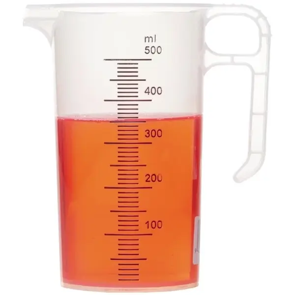 Maatbekerset | PRO-JUG | Kunststof | 250ml/500ml/1L | Maatverdeling