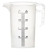Pro-Measures Maatbeker | PRO-JUG | Kunststof | 2L | Maatverdeling | Ø155x225(h)mm 