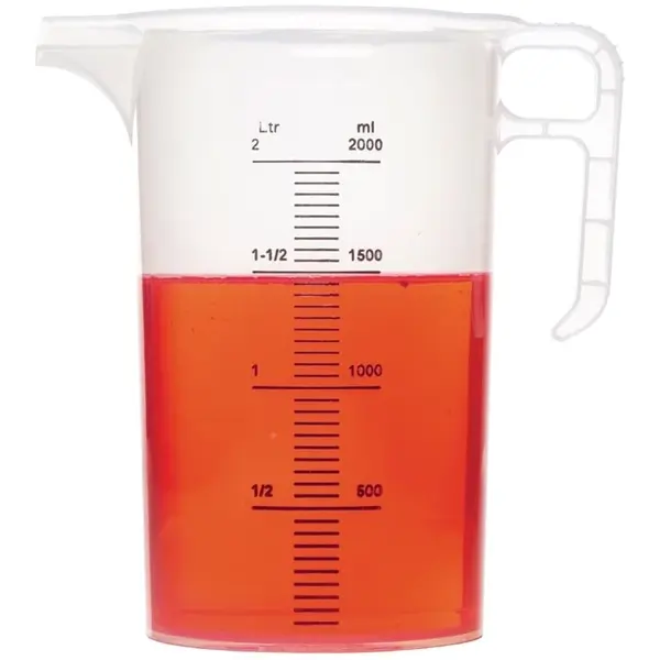 Maatbeker | PRO-JUG | Kunststof | 2L | Maatverdeling | Ø155x225(h)mm