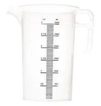 Pro-Measures Maatbeker | PRO-JUG | Kunststof | 3L | Maatverdeling | Ø174x249(h)mm 