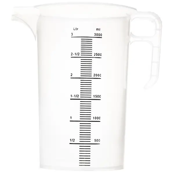 Maatbeker | PRO-JUG | Kunststof | 3L | Maatverdeling | Ø174x249(h)mm