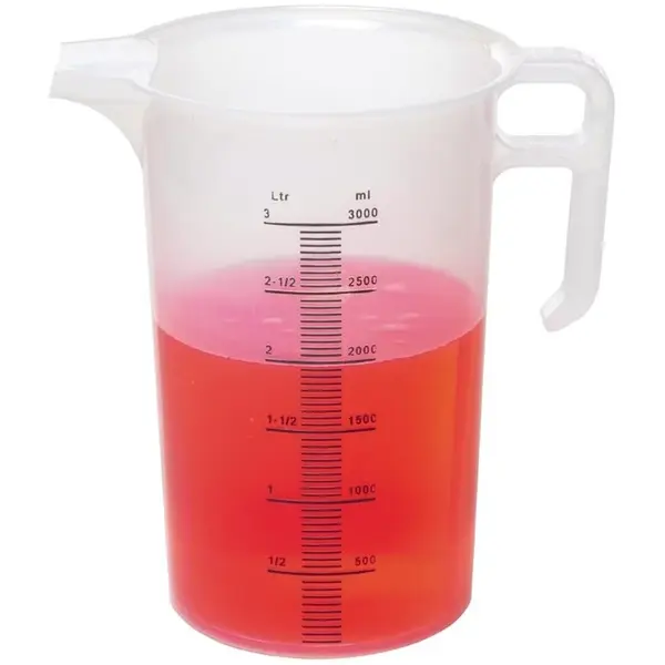 Maatbeker | PRO-JUG | Kunststof | 3L | Maatverdeling | Ø174x249(h)mm