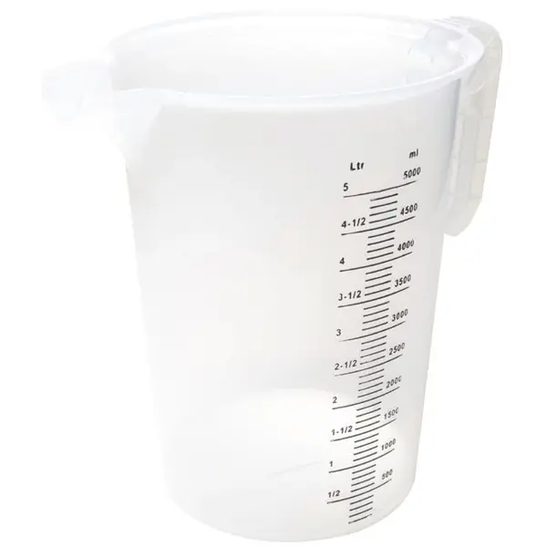Maatbeker | PRO-JUG | Kunststof | 5L | Maatverdeling | Ø208x270(h)mm