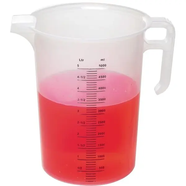 Maatbeker | PRO-JUG | Kunststof | 5L | Maatverdeling | Ø208x270(h)mm