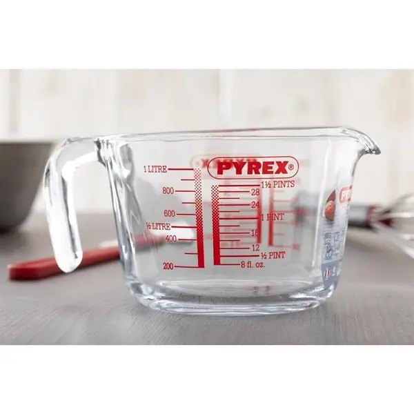Maatbeker | Glas | 1L | Maatverdeling | 155x110x210(h)mm