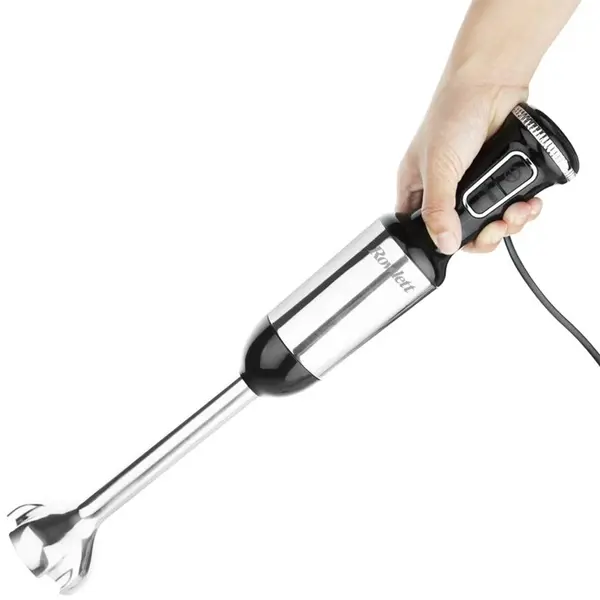 Staafmixerset | Incl. Maatbeker + Garde + Hakmolen + Accessoire-Adapter | Regelbare Snelheid | 0.8kW (230V) | 56x56x416(h)mm