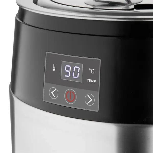 Soepketel | RVS/Aluminium | 10L | 40°C/90°C | Droge Verwarming | 0.45kW (230V) | 375x330x418(h)mm