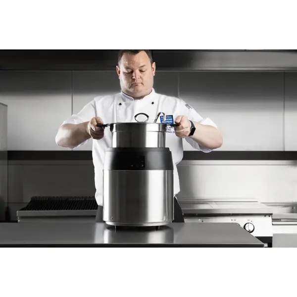 Soepketel | RVS/Aluminium | 10L | 40°C/90°C | Droge Verwarming | 0.45kW (230V) | 375x330x418(h)mm