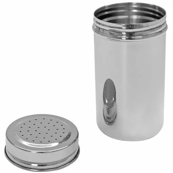 Suikerstrooier | RVS | 0.35L | Met Gaas | Ø68x128(h)mm