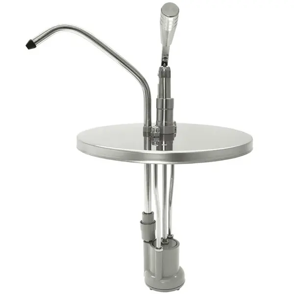 Sausdispenser | Kunststof/RVS | 10L | Instelbare portie 40ml | Ø275x440(h)mm
