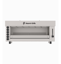 Naomi Grills Pita-oven | Gas | Waterverdampingssysteem | 6 Infrarood Gasbranders | 16.2kW | 1290x430x600(h)mm