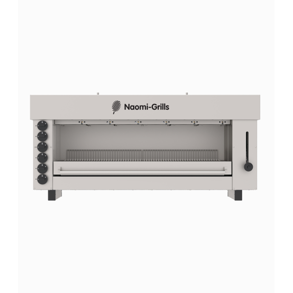 Pita-oven | Gas | Waterverdampingssysteem | 6 Infrarood Gasbranders | 16.2kW | 1290x430x600(h)mm