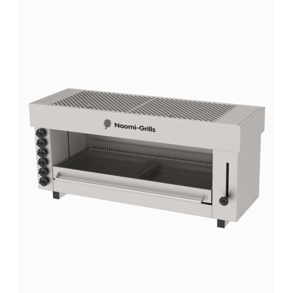 Pita-oven | Gas | Waterverdampingssysteem | 6 Infrarood Gasbranders | 16.2kW | 1290x430x600(h)mm
