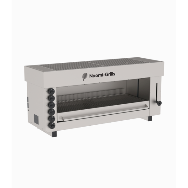 Pita-oven | Gas | Waterverdampingssysteem | 6 Infrarood Gasbranders | 16.2kW | 1290x430x600(h)mm