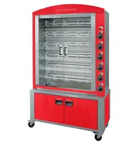 ElanGrill Kippengrill | VERTICALI ELBA PLUS | Gas | 6 Spitten | 36 Kippen | 28kW/0.31kW (230V) | Piëzo Ontsteking | 1175x500x1386(h)mm 
