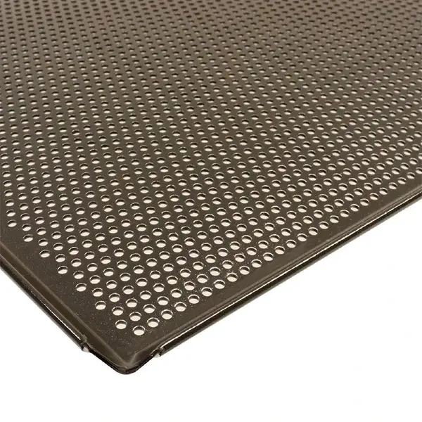 Bakplaat | Aluminium (Antiaanbaklaag) | EN600x400 | Geperforeerd | 600x400x10(h)mm