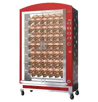 ElanGrill Kippengrill | VERTICALI ELBA PLUS | Gas | 17 Spitten | 102 Kippen | 42kW (230V) | Piëzo Ontsteking | 1175x500x1836(h)mm 
