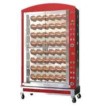 ElanGrill Kippengrill | VERTICALI ELBA PLUS | Elektrisch | 8 Spitten | 48 Kippen | 23kW (400V) | 1175x500x1740(h)mm 