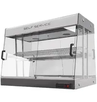 ElanGrill Warmhoudvitrine | TAVOLA CALDA | RVS | 65°C | Geventileerd | 2 Niveaus | Zelfbediening | 2.4kW (230V) | Bevochtiging | 1133x714x845(h)mm 