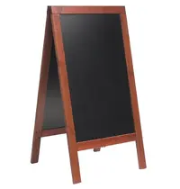 Securit Krijtstoepbord | DUPLO | Hout | Houtlook | Weerbestendig | 700x1350(h)mm