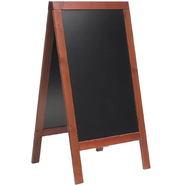 Krijtstoepbord | DUPLO | Hout | Houtlook | Weerbestendig | 700x1350(h)mm