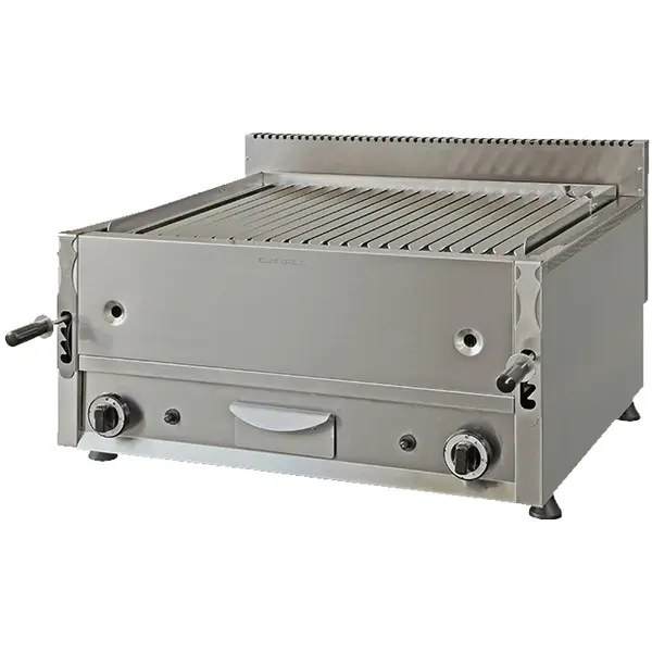 Lavasteengrill | GRIGLIE | Gas | 18kW | Piëzo Ontsteking | 800x660x490(h)mm