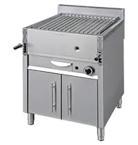 ElanGrill Lavasteengrill | GRIGLIE | Gas | 13kW | Piëzo Ontsteking | Open Onderkast | 650x660x950(h)mm 