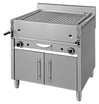ElanGrill Lavasteengrill | GRIGLIE | Gas | 18kW | Piëzo Ontsteking | Open Onderkast | 800x660x950(h)mm 
