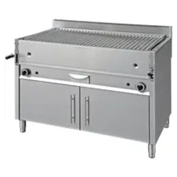 Lavasteengrill | GRIGLIE | Elektrisch | 12kW (400V) | Open Onderkast | 1200x660x950(h)mm