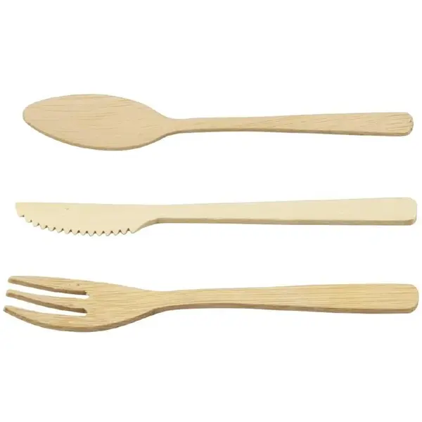 Dessertlepels | Bamboe | 200 Stuks | 98mm