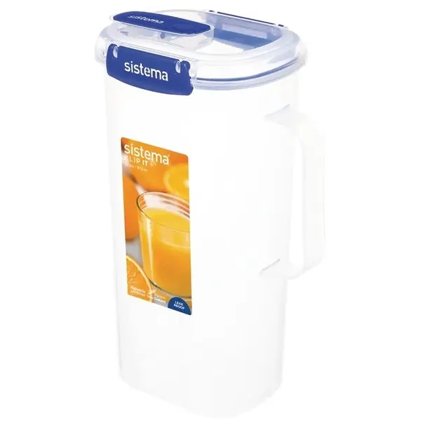Schenkkan | KLIP IT PLUS | Kunststof | Transparant | 2L | Deksel | 109x164x253(h)mm