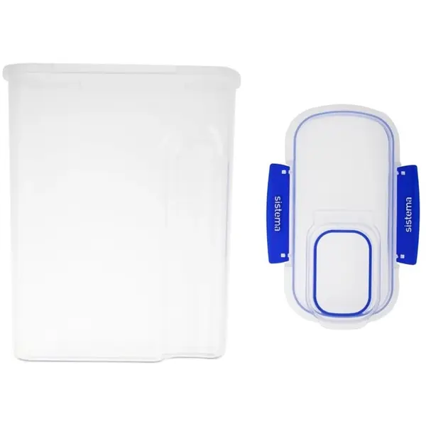 Voedselcontainer | KLIP IT PLUS | Kunststof (BPA-Vrij) | Transparant | 4.2L | 121x226x274(h)mm
