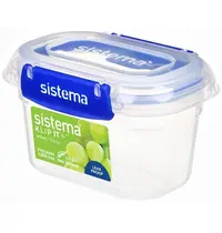 Sistema Voedselcontainer | KLIP IT PLUS | Kunststof (BPA-Vrij) | Transparant | 0.4L | 117x90x80(h)mm