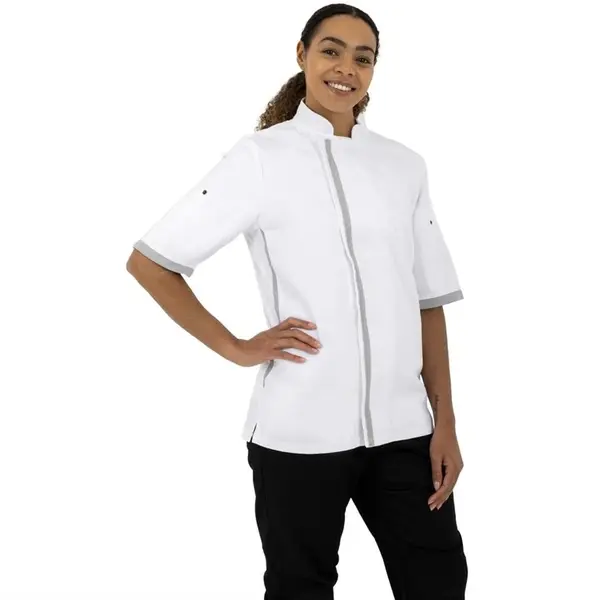 Koksbuis | Polyester/Katoen | Wit | Korte Mouw | Unisex | Maat M