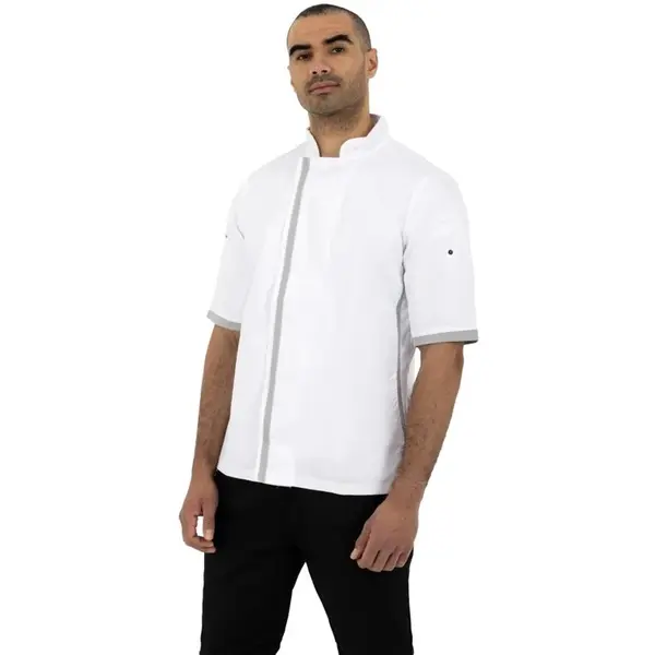 Koksbuis | Polyester/Katoen | Wit | Korte Mouw | Unisex | Maat M