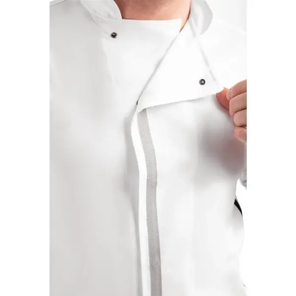 Koksbuis | Polyester/Katoen | Wit | Korte Mouw | Unisex | Maat M
