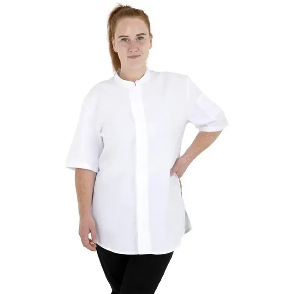 Koksbuis | HARLEM | Polyester/Katoen | Wit | Korte Mouw | Unisex