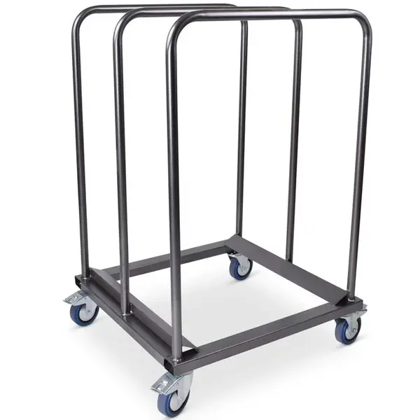 Trolley | Ronde Bankettafels | Hamerslag | Wielen (Geremd)