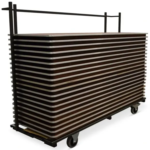 Trolley | Rechte Tafels | Hamerslag | Wielen (Geremd) | 2200mm