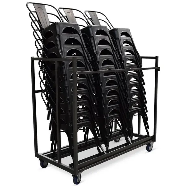 Trolley | Stackchairs | Hamerslag | Wielen (Geremd)