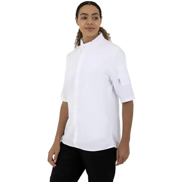 Koksbuis | Polyester/Katoen | Wit | Korte Mouw | Unisex