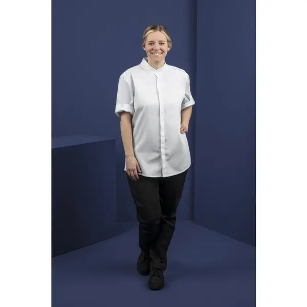 Koksbuis | Polyester/Katoen | Wit | Korte Mouw | Unisex