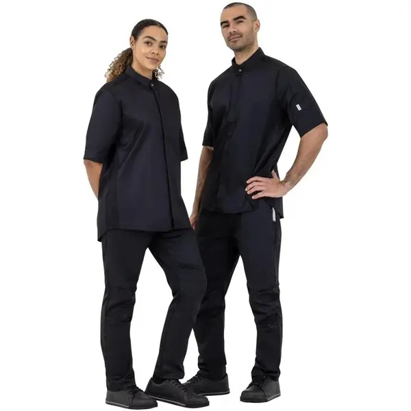 Koksbuis | Polyester/Katoen | Zwart | Korte Mouw | Unisex