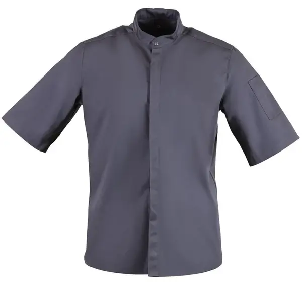 Koksbuis | Polyester/Katoen | Antraciet | Korte Mouw | Unisex | Maat M