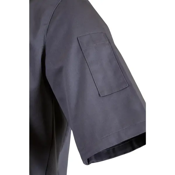 Koksbuis | Polyester/Katoen | Antraciet | Korte Mouw | Unisex | Maat M