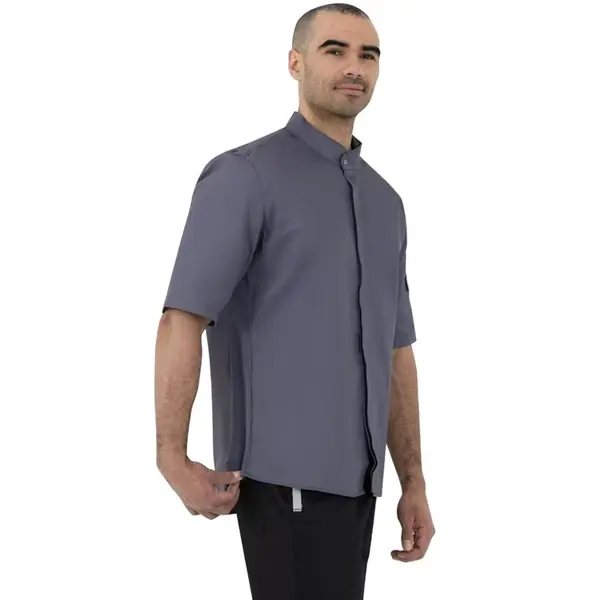 Koksbuis | Polyester/Katoen | Antraciet | Korte Mouw | Unisex | Maat M