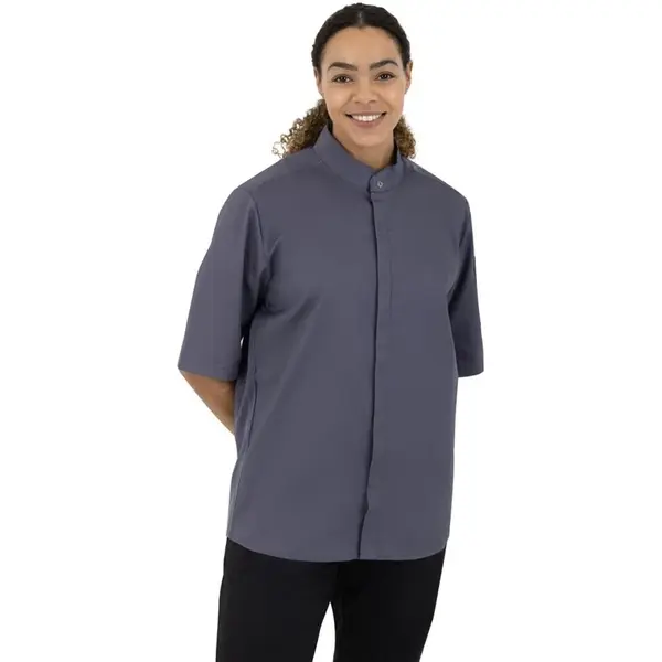 Koksbuis | Polyester/Katoen | Antraciet | Korte Mouw | Unisex | Maat M
